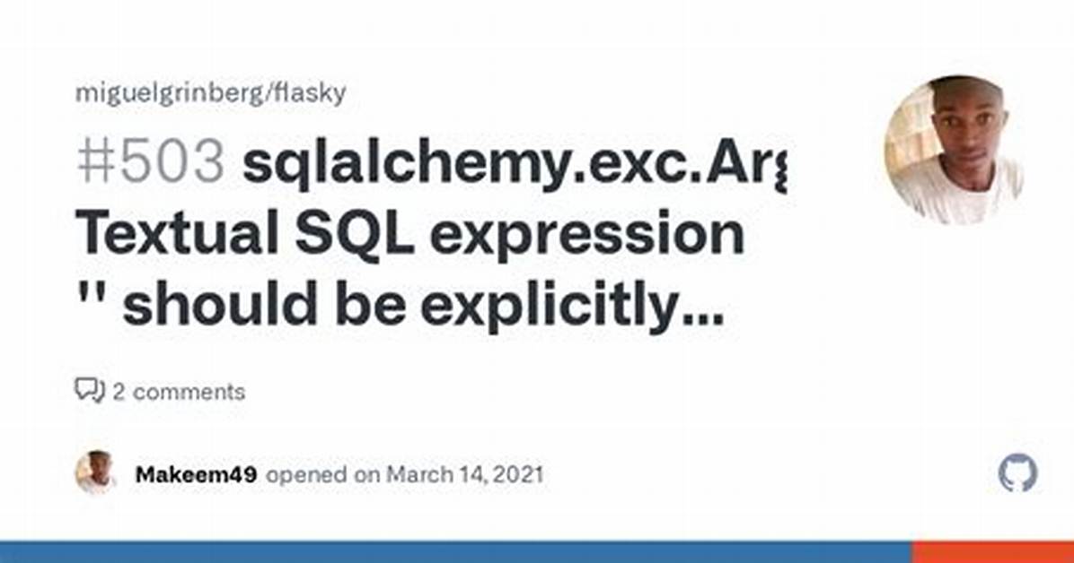 Sqlalchemy Warning Textual Column Expression Should Be Explicitly Declared?