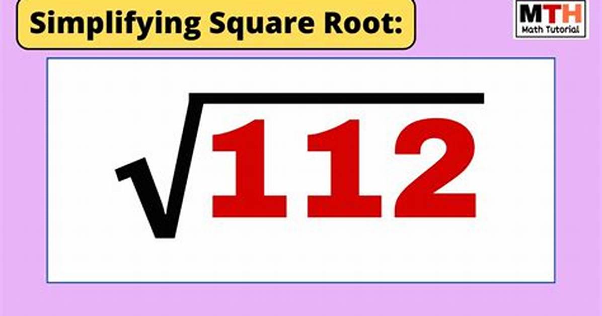 Sqrt(112)
