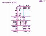 Sqrt(243)