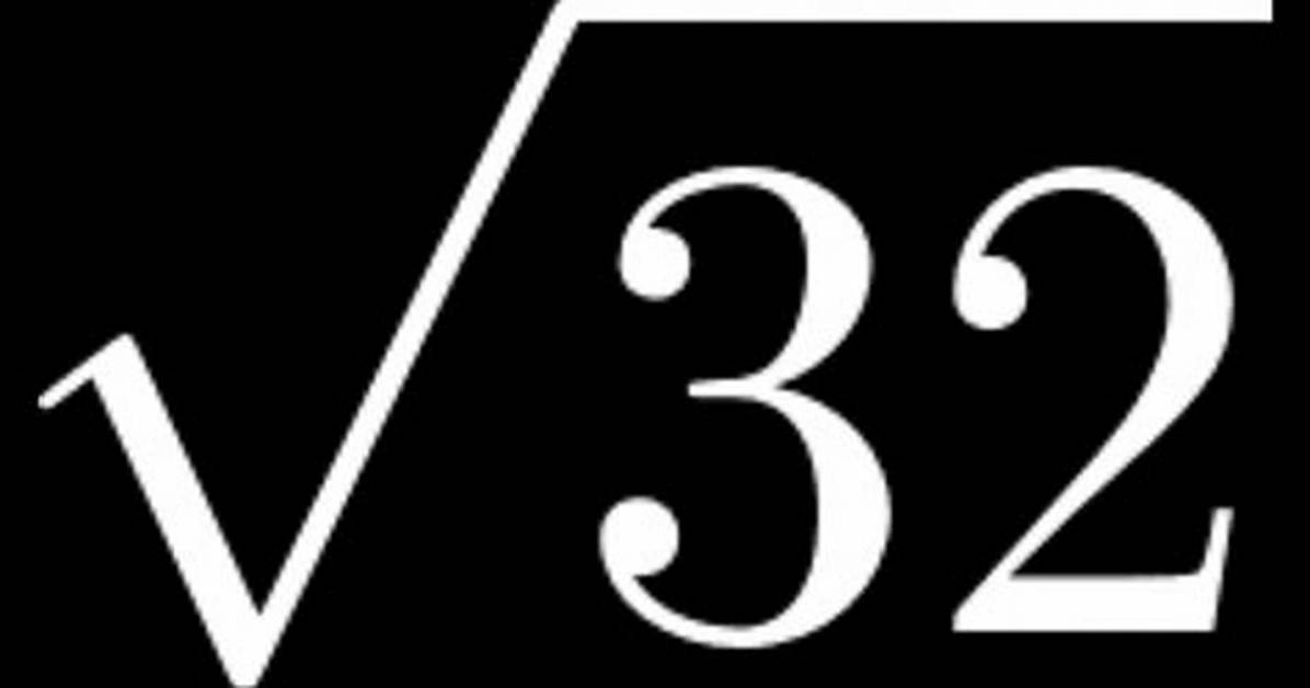 Sqrt(32)