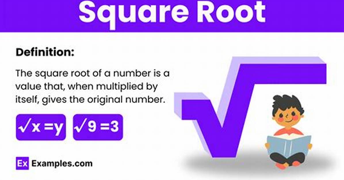 Square Root Definition