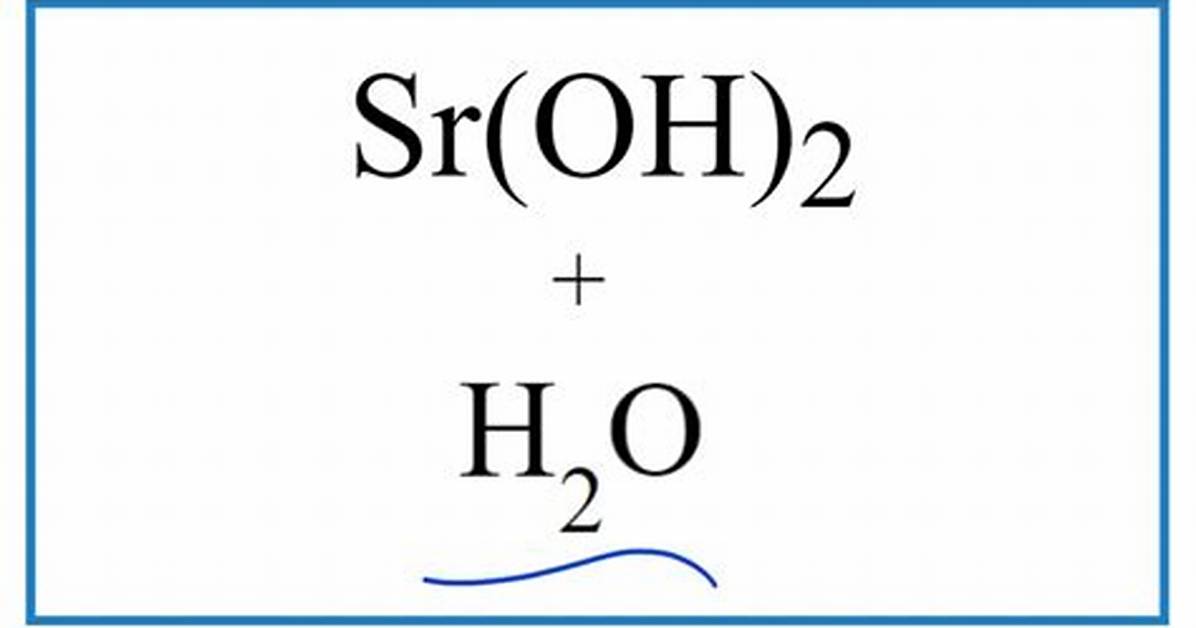 Sr(Oh)2
