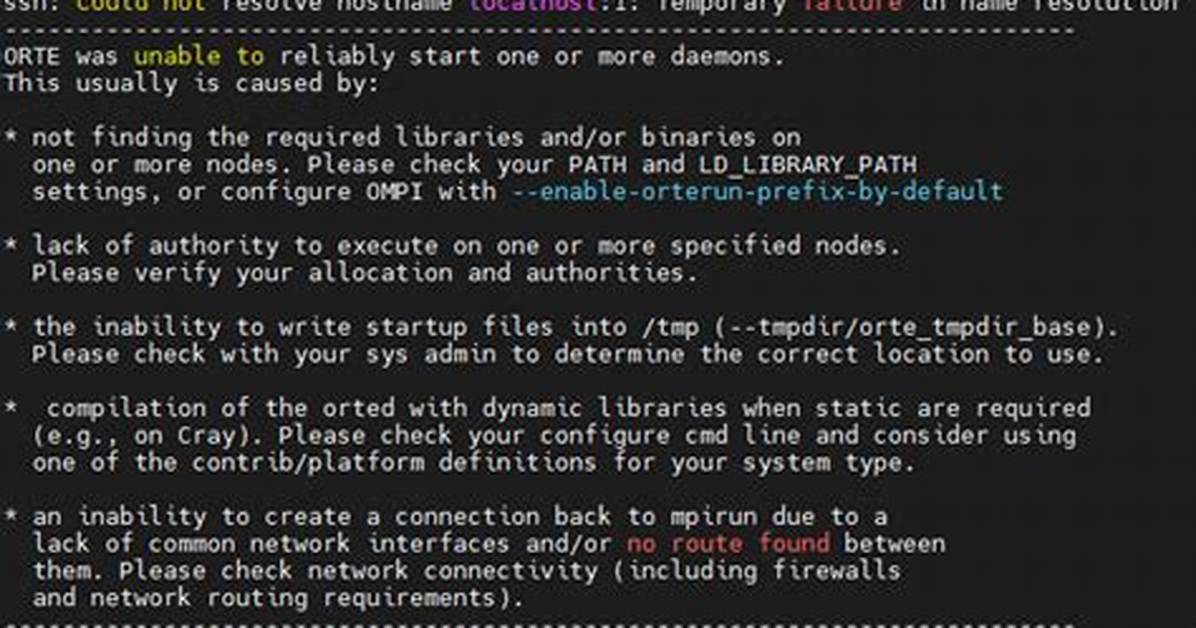 Ssh "Temporary Failure in Name Resolution"