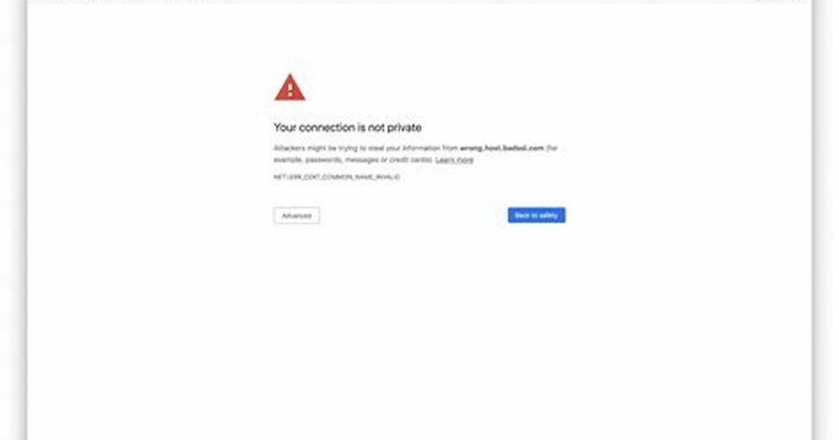 Ssl Error