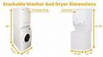Stackable Washer Dryer Dimensions