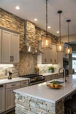Stacked Stone Backsplash