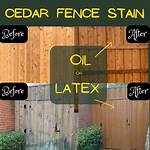 Staining Cedar
