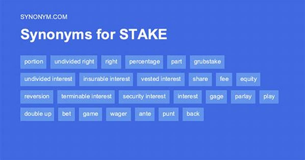 Stake Synonym