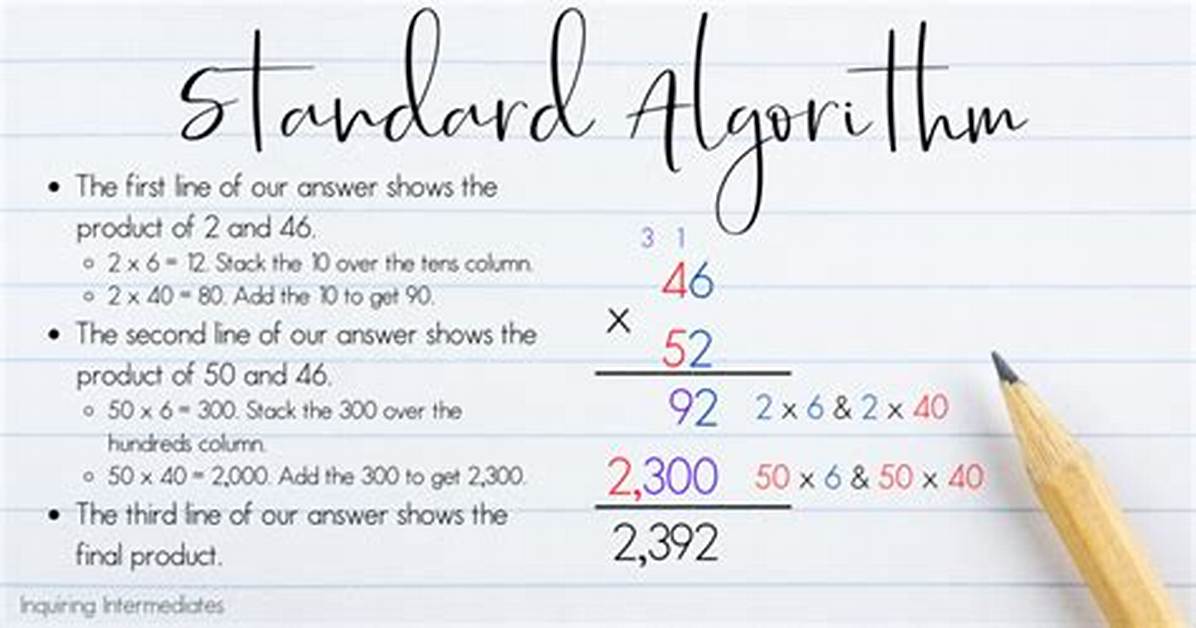 Standard Algorithm
