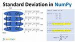 Standard Deviation in Numpy [Duplicate]