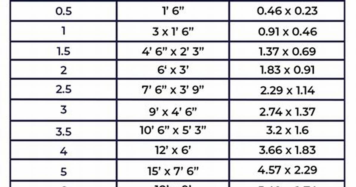 Standard Flag Size