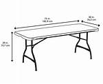 Standard Folding Table Size