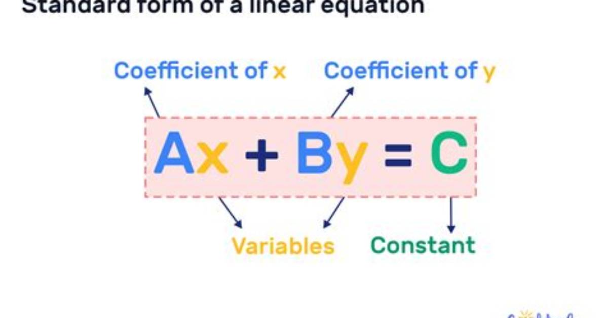 Standard Form Definition Math