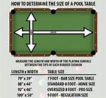 Standard Size Pool Table