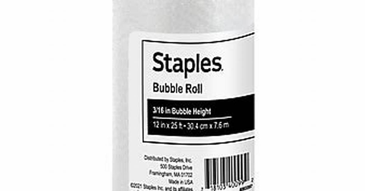 Staples Bubble Wrap