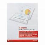 Staples Laminating Sheets