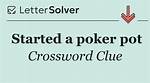 Started a Poker Pot
