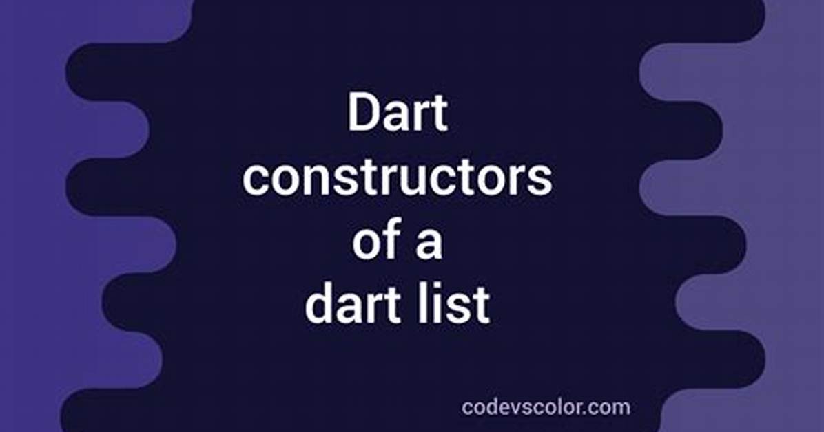 Static Constructor in Dart