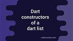 Static Constructor in Dart