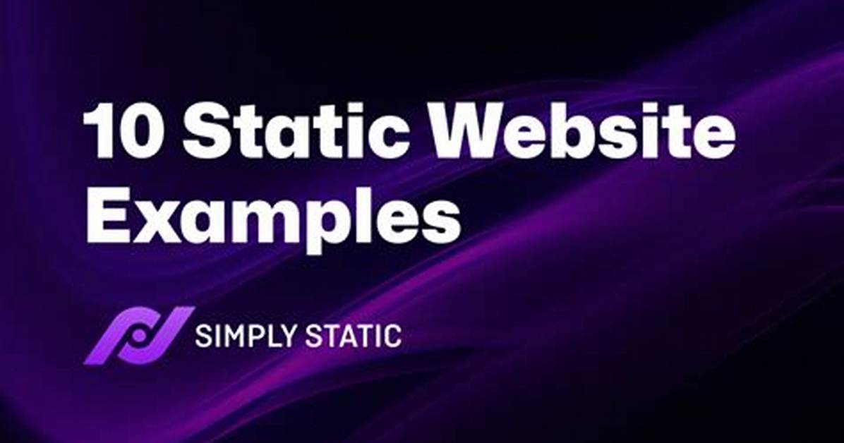 Static Website Example