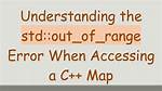 Std: :Out_Of_Range Error?