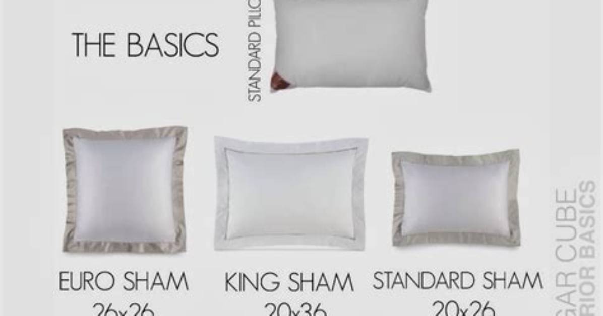 Std Sham Size