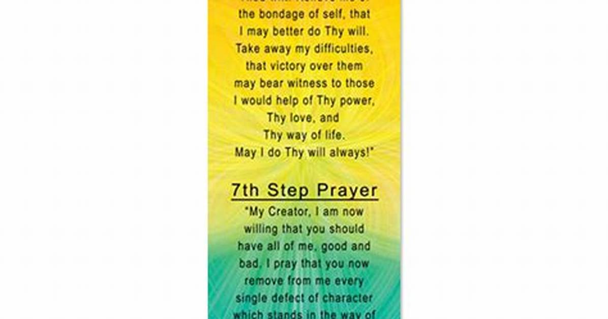 Step 7 Prayer
