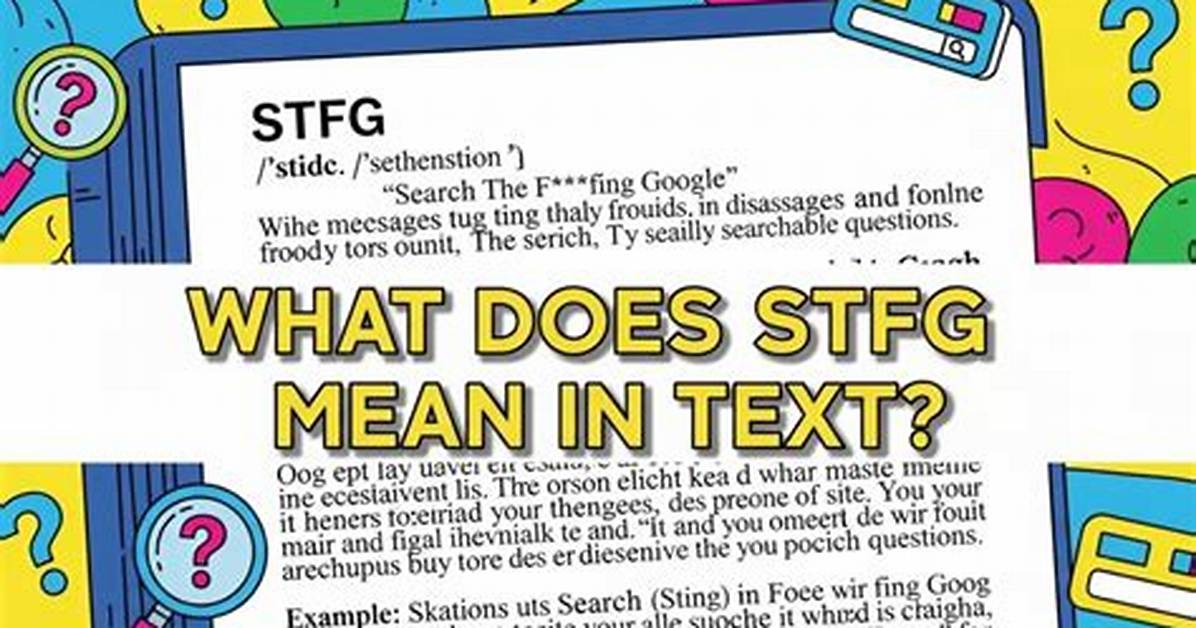 Stfg Meaning