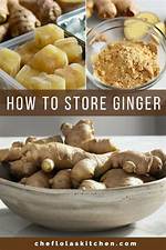 Storing Ginger