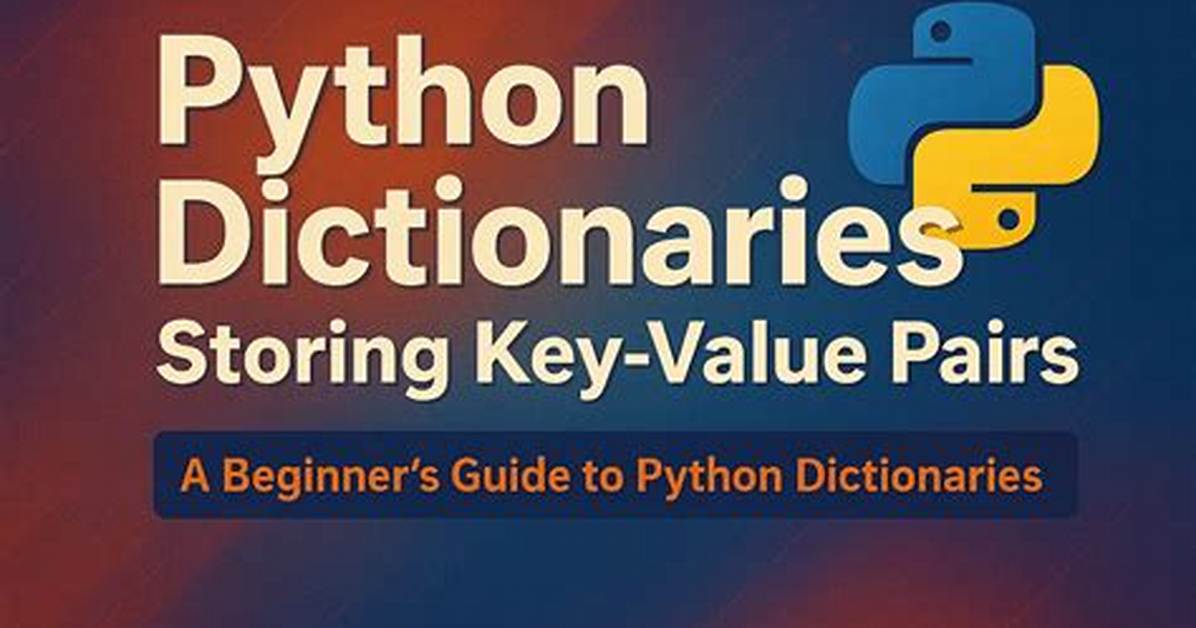 Storing Python Dictionaries