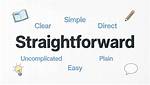 Straightforward Synonym