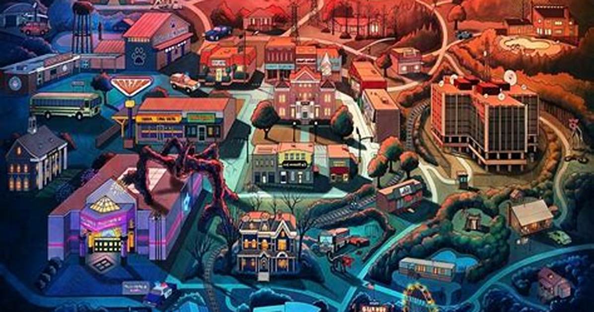 Stranger Things: Netflix Released a Map That Shows Detailed Look at Hawkins Locations