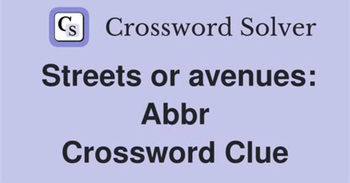 Streets: Abbr.