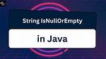 String isNullOrEmpty in Java? [Duplicate]
