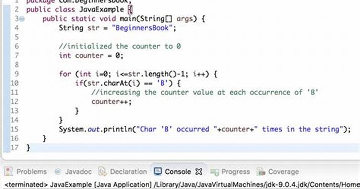 String Method in Java: charAt()