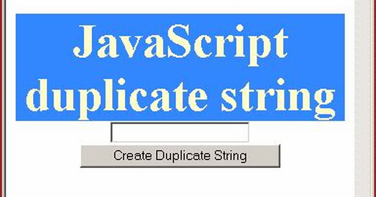 String Strip() for Javascript? [Duplicate]