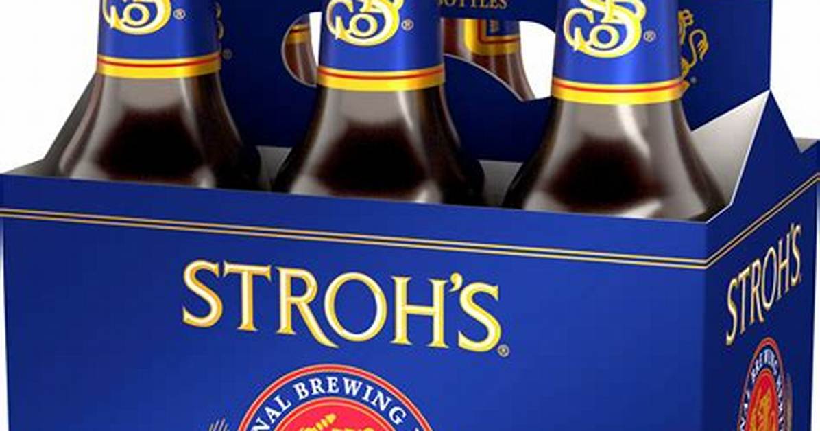 Strohs Beer