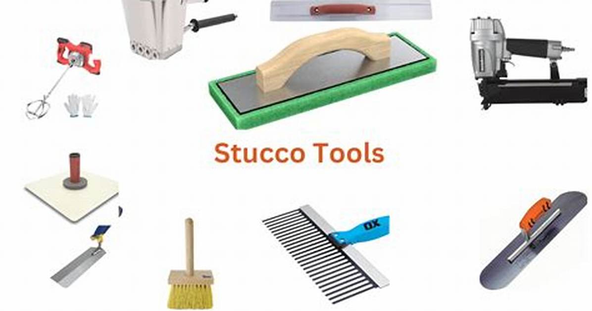 Stucco Tools
