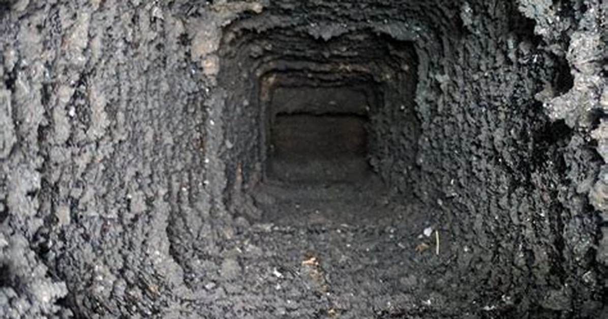 Stuff Inside a Filthy Chimney
