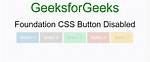 Style Disabled Button with Css