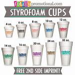 Styrofoam Cups Sizes