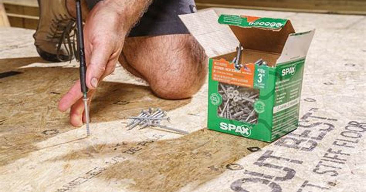 Subfloor Screws