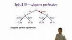 Subgame Perfect Equilibrium