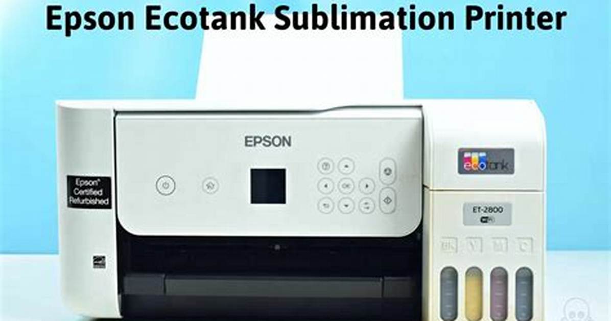 Sublimation Printer - Espressocoder