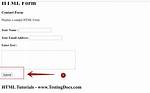 Submit a Form with a Button (Html)