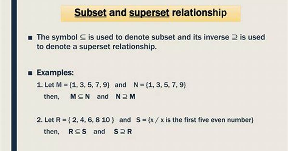 Subset