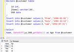 Subtract Two Dates in Sql and Get Days of the Result