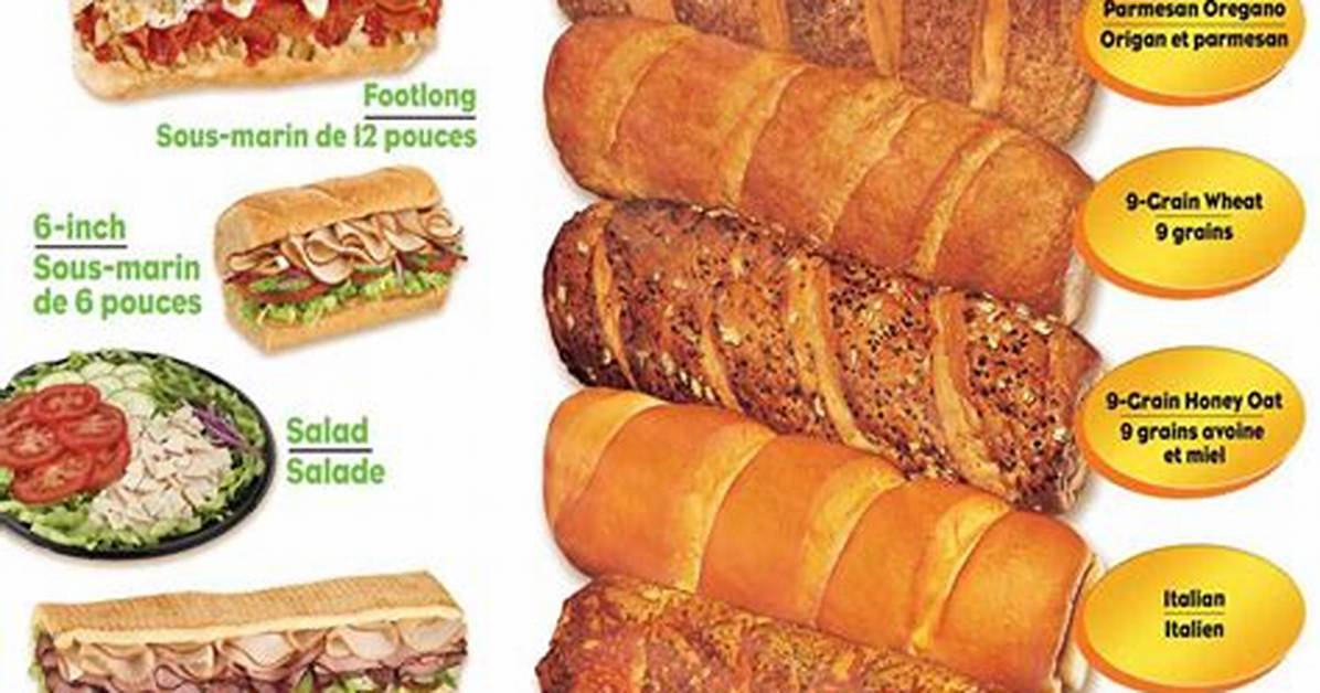 Subway Bread Types