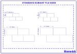 Subway Tile Sizes