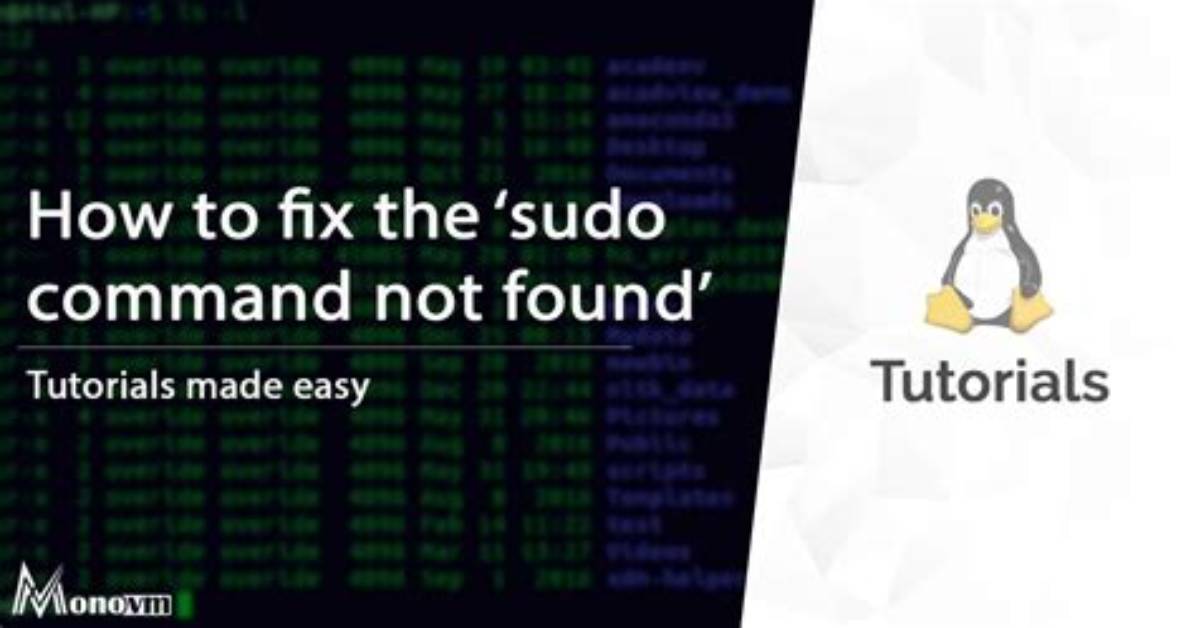 Sudo: Restart: Command Not Found